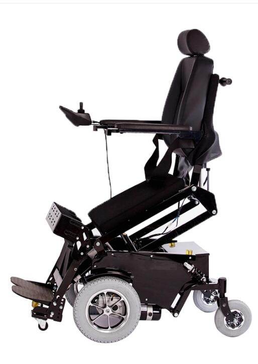 Lightweight Standing Aluminum Alloy Folding Standing Stand Walking Aid Electric Wheelchair for Disabled, Handicapped
