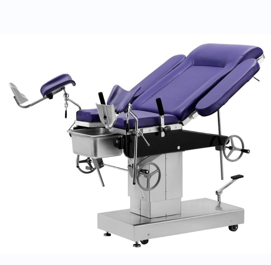 Hospital Economic Price Hydraulic Manual Surgical Examination Operation Obstrics Gynaecology Maternity Parturition Delivery Bed Operating Table