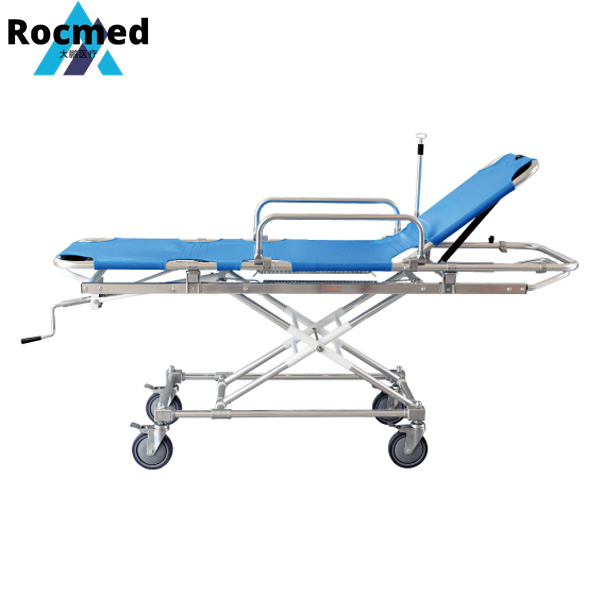 Patient Transport Mobile Emergency Manual Transfer Stretcher