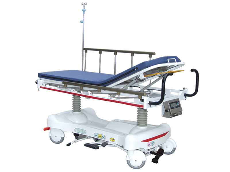 Patient Emergency First Aid Rescue Medical Hydraulic Emergency Transfer Trolley Stretcher with X-ray Cassette Price Weighing Scale System