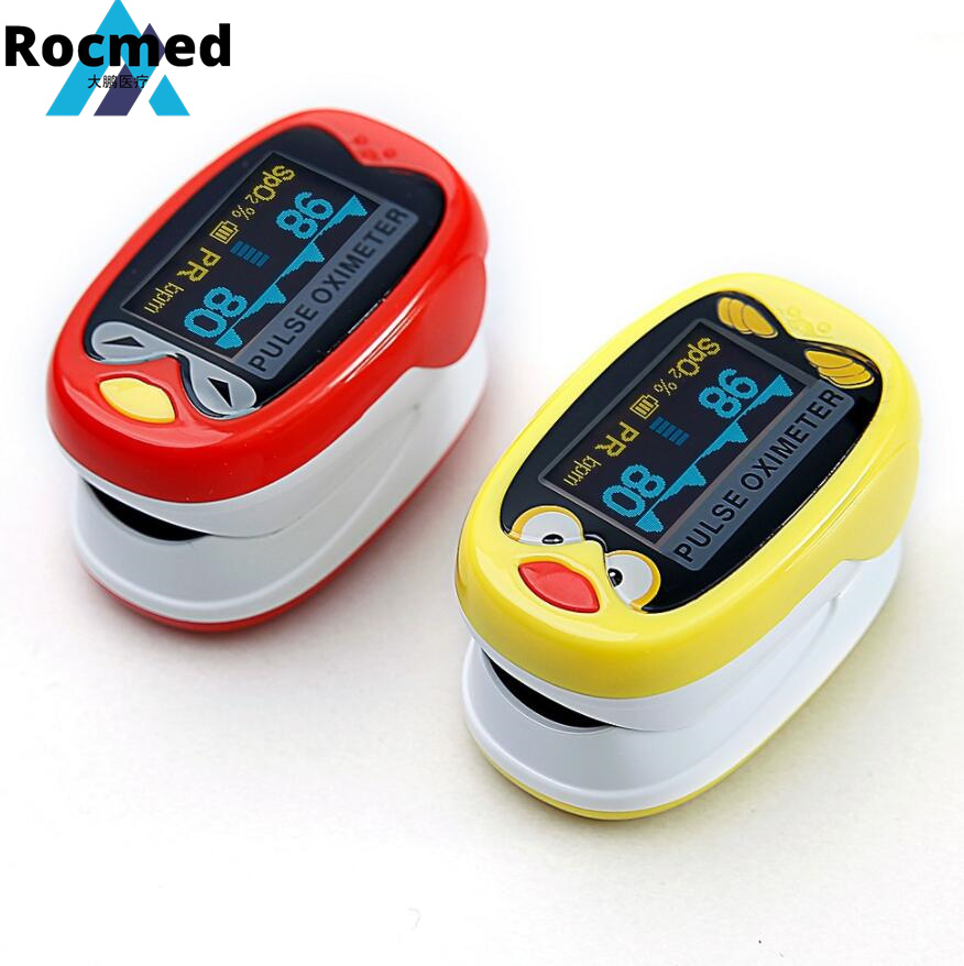 Fingertip Finger Pulse Oximeter Handheld Clip Digital Color TFT OLED Veterinary LED Screen Smart Oxymeter Adult Pediatric Kids Baby Pulse Oximeter