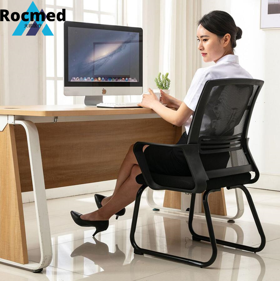 Mesh Conference Room Fabric Manager Ergonomic Wheel Staff Mesh Swivel Office Chair/ Computer Executive Adjustable Rolling Swivel Meeting Conference Chair