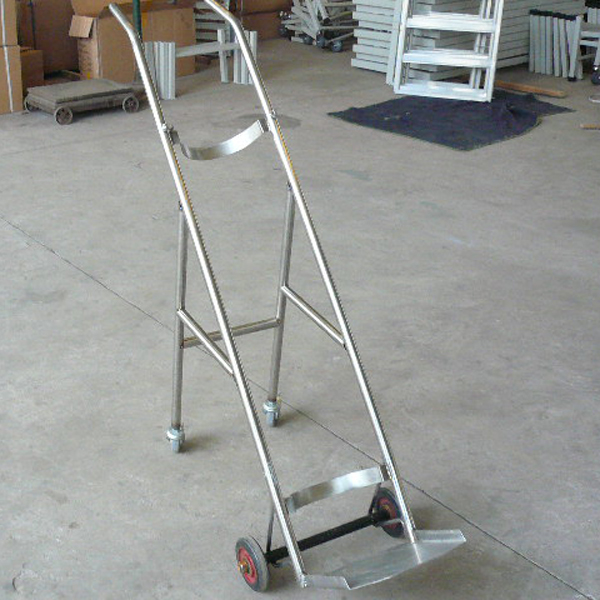 Stainless Steel Oxygen Bottle Cart Cylinder Trolley