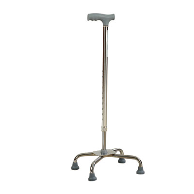 Adjustable Height Four Foot Cane Lightweight Aluminum Underarm Elbow Adjustable Height Crutches for Elderly People