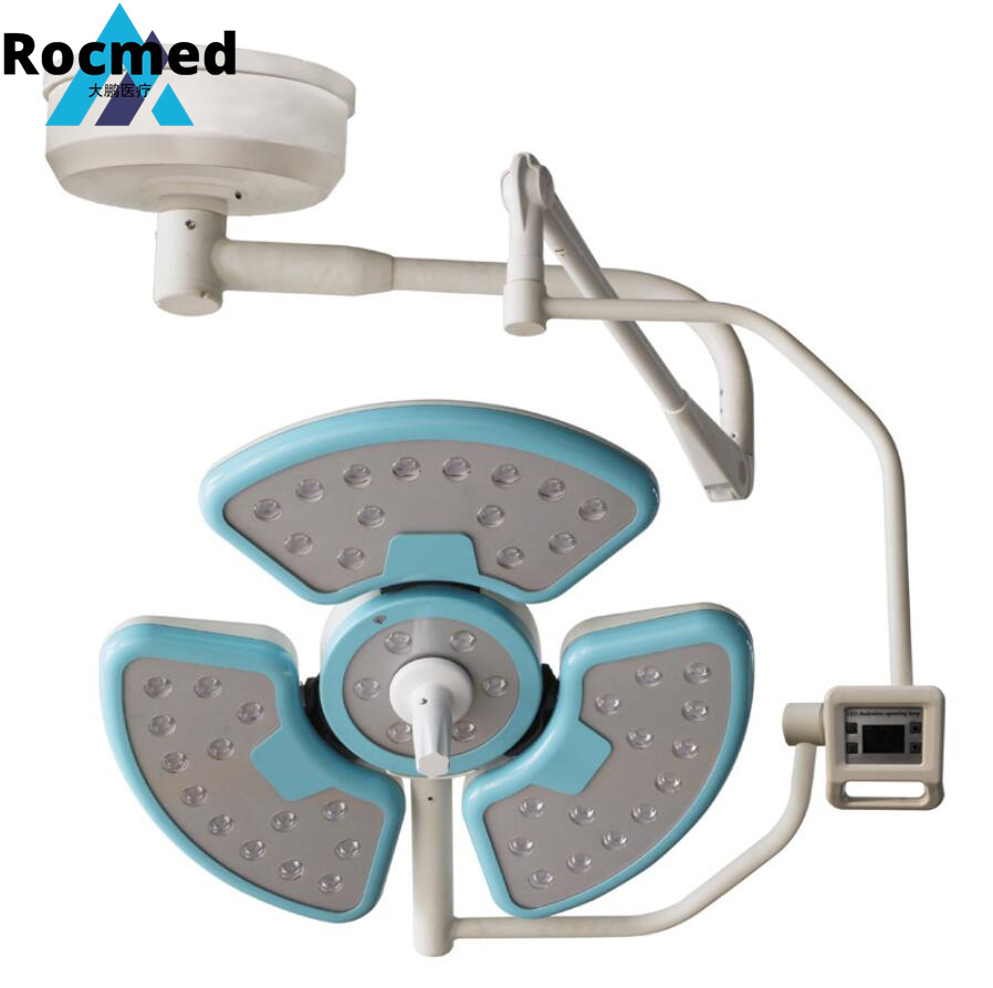  Petal 3 Type LED Shadowless Examination Operating Theatre Light for Surgery Veterinary Animal Pet Clinic Hospital Single Arm Ceiling Mobile