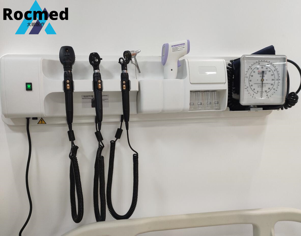 Ent Diagnostic Set for Eye Ear Wall Mounted Diagnostic Ophthalmoscope and Otoscope Diagnosis Set Wall Mounted Diagnostic Set Price