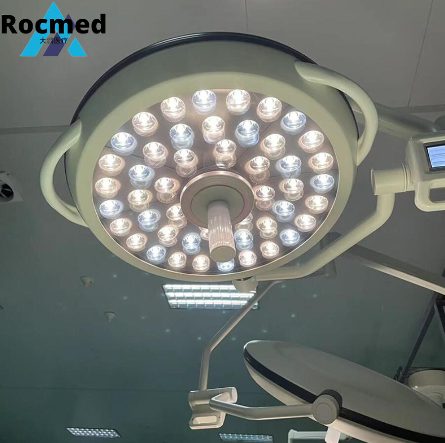 LED Shadowless Operating Light with Camera Surgical Operating Lamps Hospital Equipment/Ceiling Mounted Hospital LED Surgical Lamp Single Dome