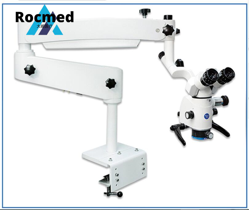 Tabletop Portable Ophthalmic Dental Surgical Operation Microscope for Ent Dental Orthopedics Hand Surgery Neurosurgery Andrology Urology Burn Plastic Surgery
