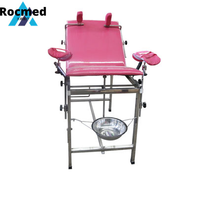 Stainless Steel Gynecological Examination Table/ Gynecological Operations Delivery Bed/Exam Table