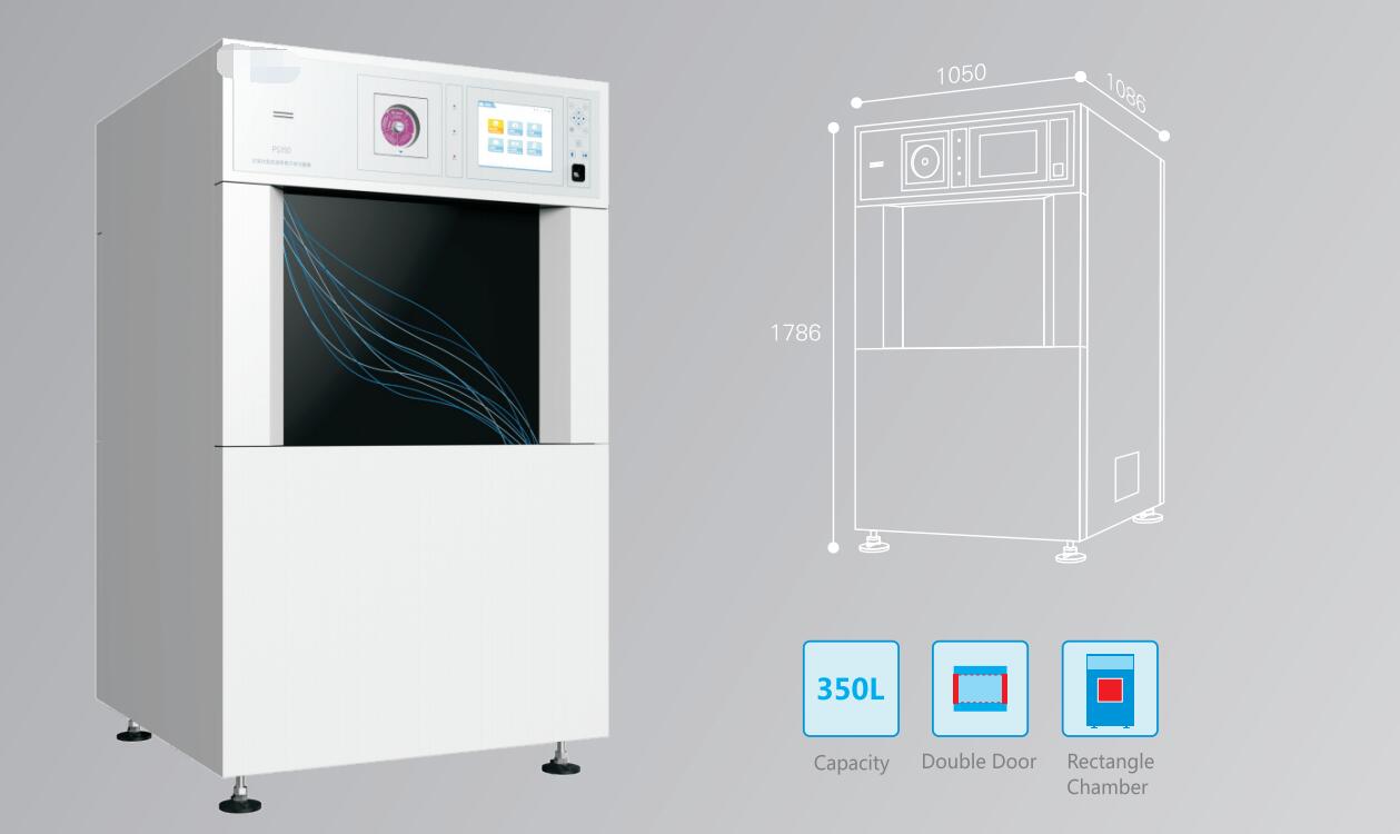 150L Cassette Hydrogen Peroxide Dental H2O2 Low Temperature Plasma Sterilizer