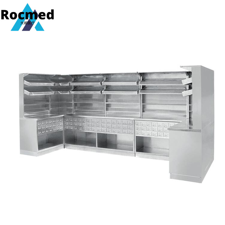 Factory Price OEM ODM Hospital Medicine Storage Pharmacy Drugstore Cabinet, Combined Western Medicine Dispensing Cabinet
