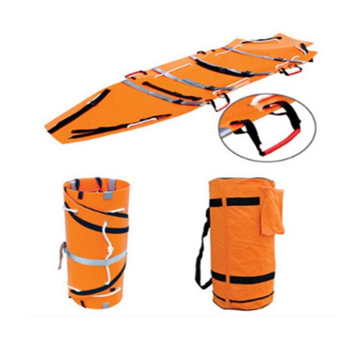 Portable Lightweight Easy Carry Collapsible Folding Foldable Special Plastic Material Soft Roll Stretcher