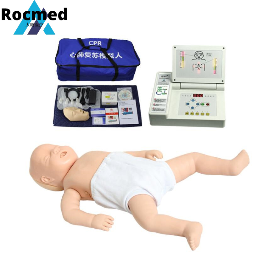 Medical Teaching Infant Care CPR Emergency Advanced Infant Newborn Baby Model/Advanced Baby Nursing Infant and Baby Manikin Model for Nurse Price