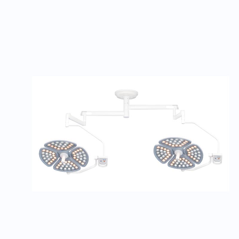 LED Ot Ceiling Mounted Surgical Lamp Double Head Dome Operating Surgical Shadowless Light for Operating Room