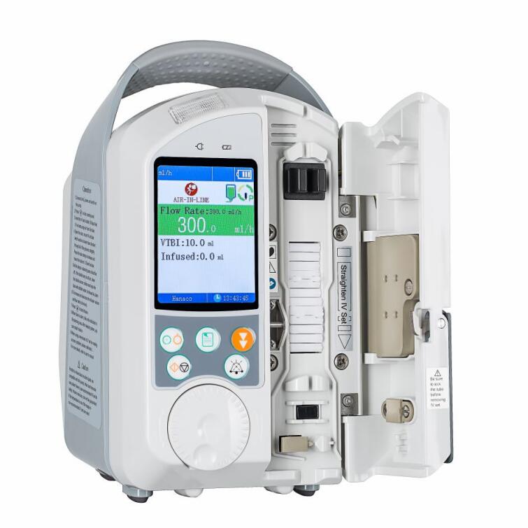  Portable Electric Digital Syringe Pump for ICU Nicu, Rotary Knob Portable Infusion Pump Syringe Pump