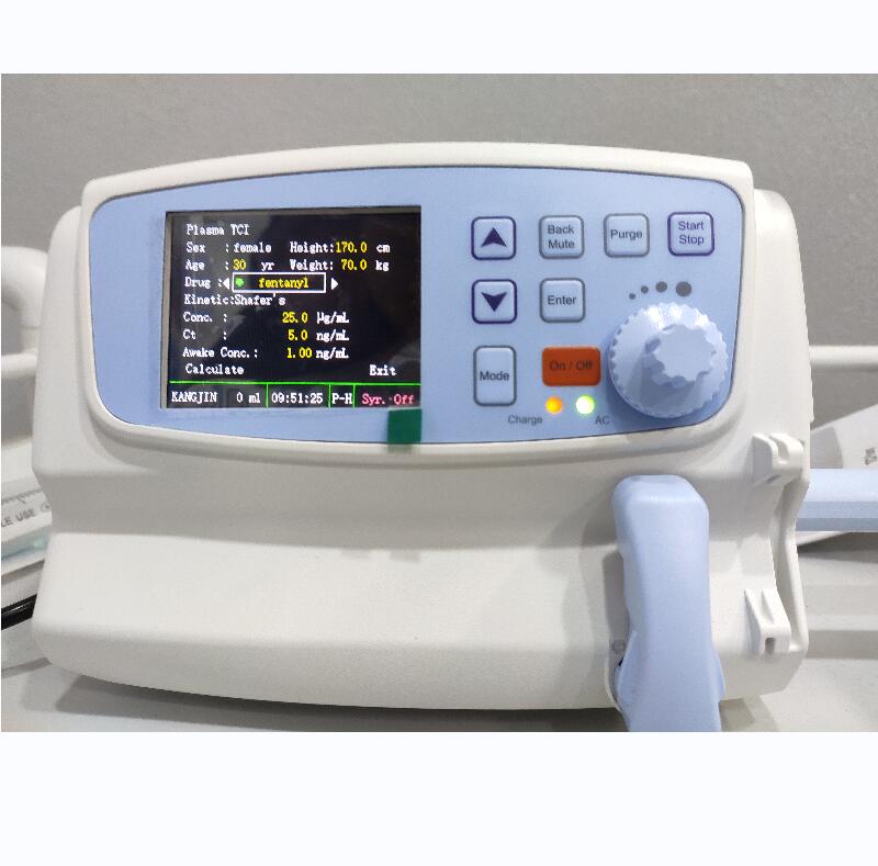 Single/Double Channel TCI Infusion Syringe Pump for Dental Clinic Venous Anesthesia