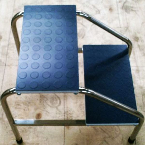 Stainless Steel Doctor Chair Movable Two-Step Footstool for Hospital Patient Doctor Operation Surgical Room