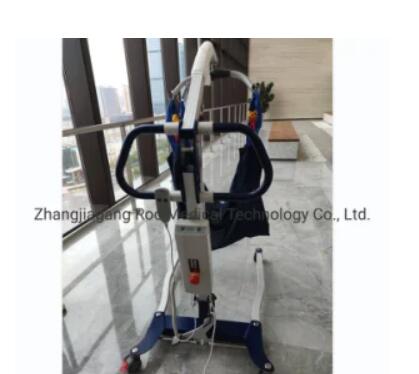 Aluminum Alloy Lightweighted Foldable Fold Homecare Electric Patient Hoist for Disabled Physiotherapy Physical Therapy Equipment with Sling Free