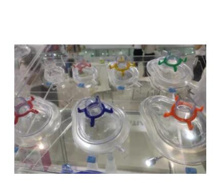 Disposable Sterile Medical Grade PVC Breathing Mask Anesthesia Mask for Hospital Use, Adult M, Size 4#, Pediatric Children Size 5#