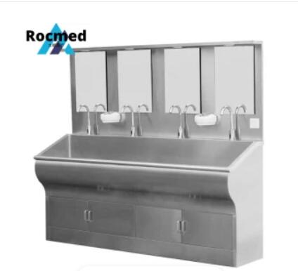 1/2/3/4 Persons OEM ODM Medical Stainless Steel Surgical Wash Basin Operating Theatre Scrub Sink