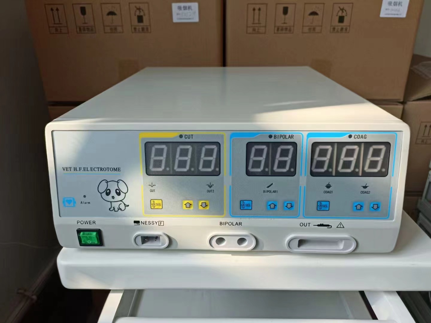 Veterinary Pet Generator Electrocautery Unit, Hospital Medical Animal Surgicalelectrotome (Bipolar) Electrosurgical Unit